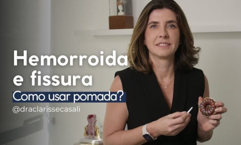Hemorroida, Fístula e Fissura Anal Como usar pomada corretamente