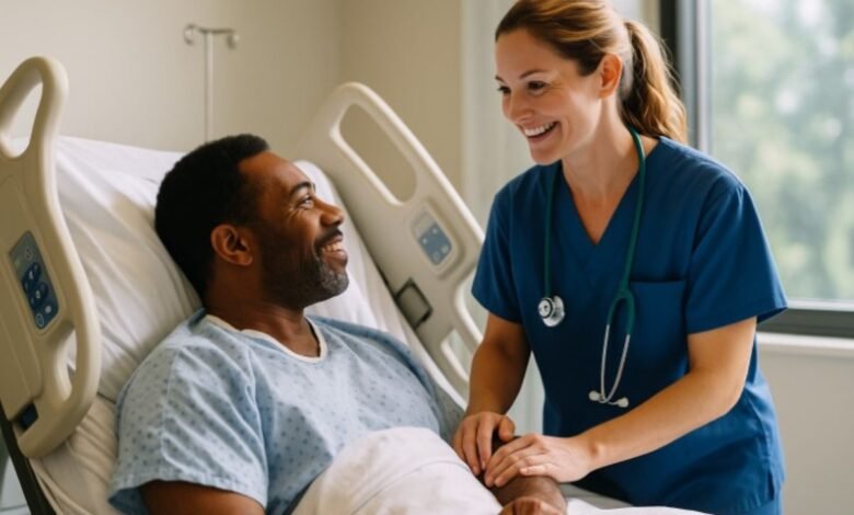 Cirurgia robótica da próstata: tempo de internação